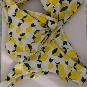Zaful New Never Worn Bikini Lemon Print
